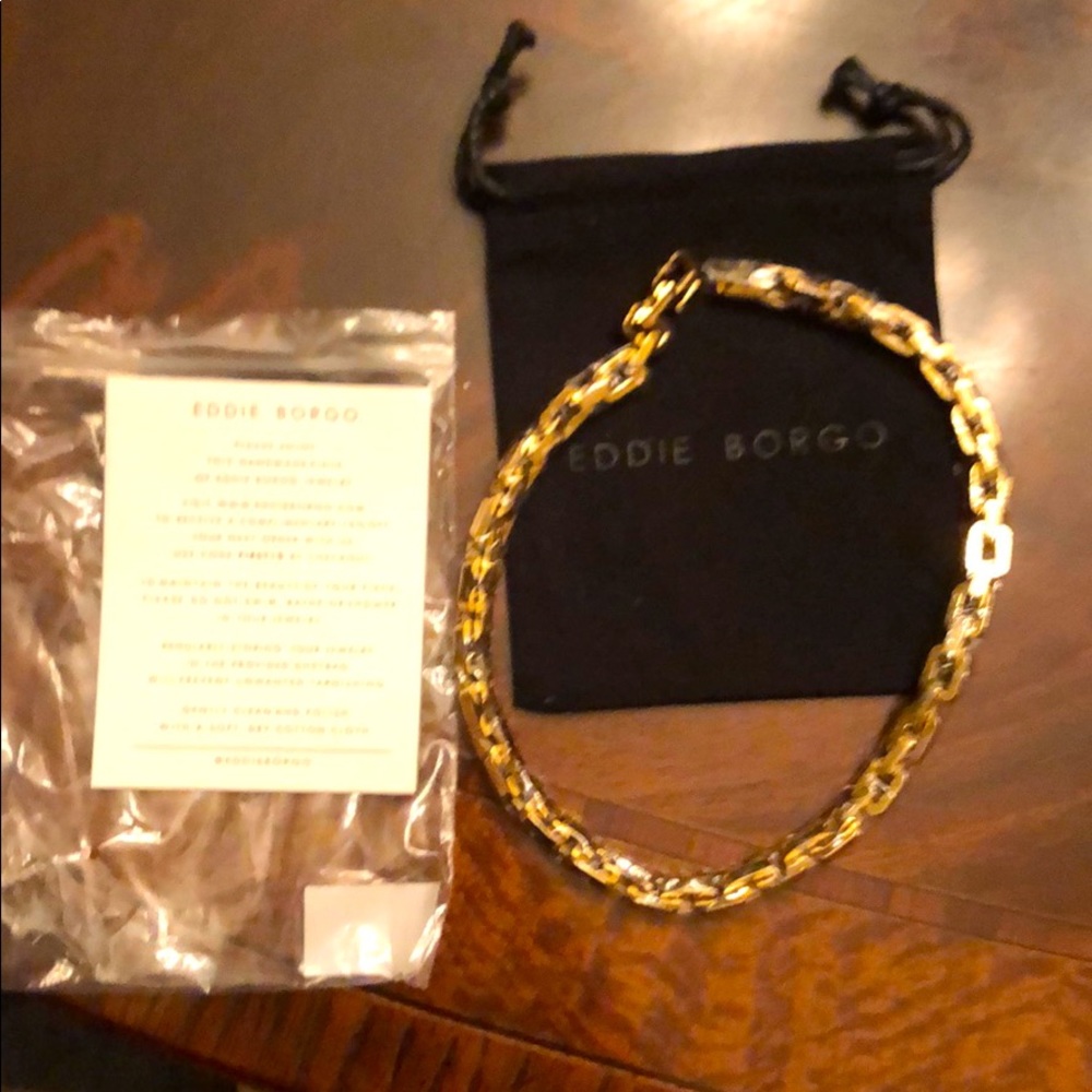 Eddie Borgo Gold Chain Link Supra Necklace